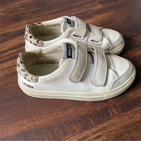 Axel Arigato Clean 90 Triple Animal Sneakers kids size 12 straps - Picture 1 of 10